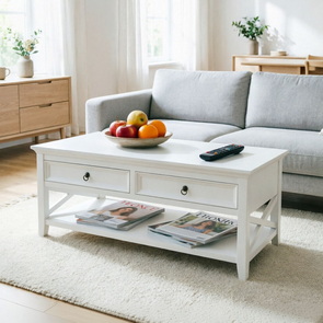 white furniture,white coffee table